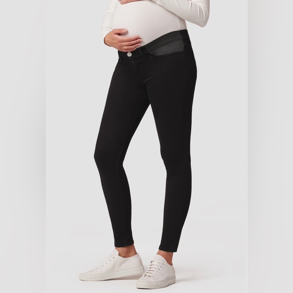 Hudson Jeans Black Nico Maternity Skinny Jeans